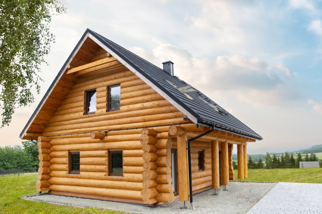 Dom z bali, Głuszyca.