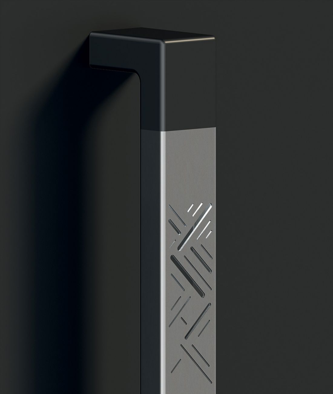 Modułowy uchwyt do drzwi MQ90 40x20 + wzór 1