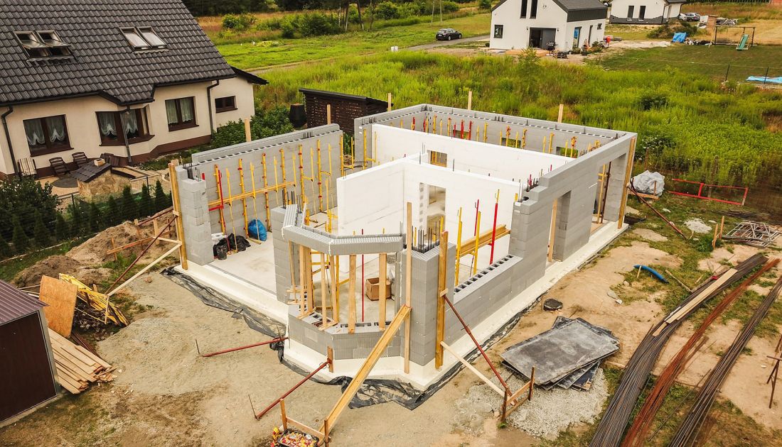 Budowa IZODOM przypomina tą z klocków