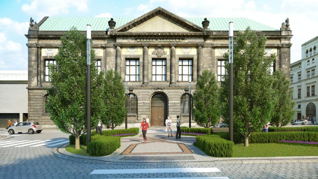 aleje marcinkowskiego muzeum wizualizacja