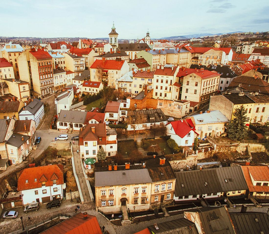 panorama Cieszyna