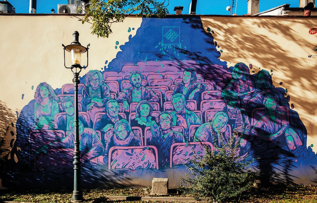 mural Kina na Granicy w Parku Pokoju