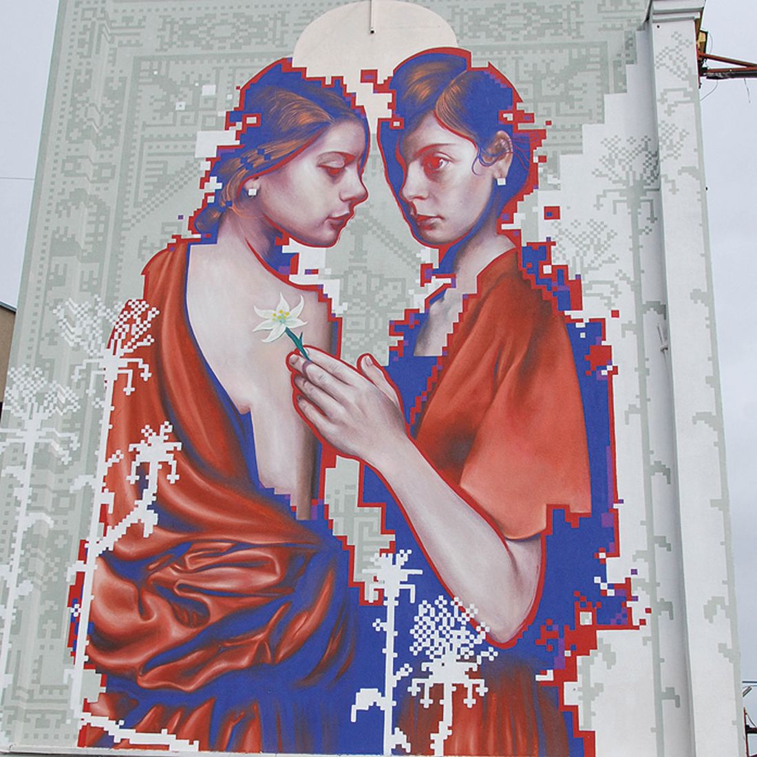 Mural Martyny Gill i Pawła Ponichtery dedykowany kobietom, ul. Kopernika, Łódź