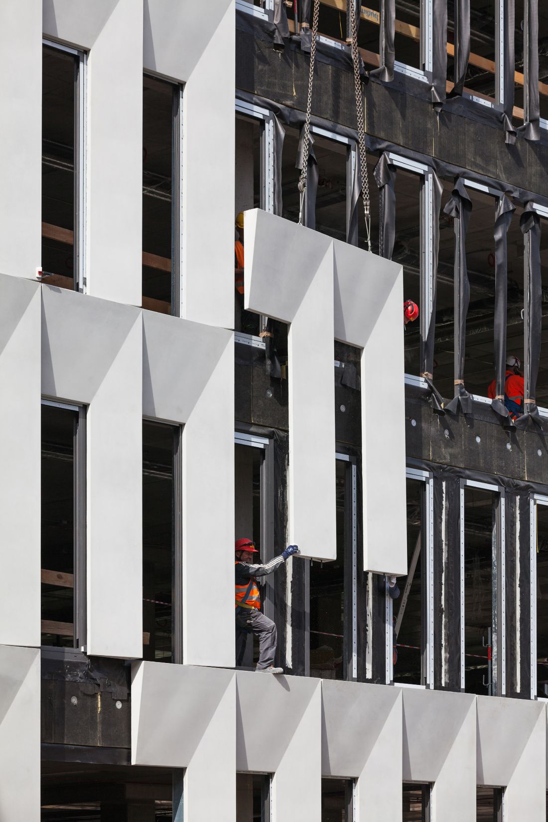 Prefabrykowana elewacja budynku – Wrocław