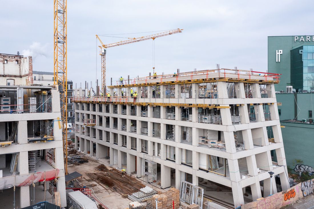 Prefabrykowana elewacja budynku mieszkalnego – Wrocław