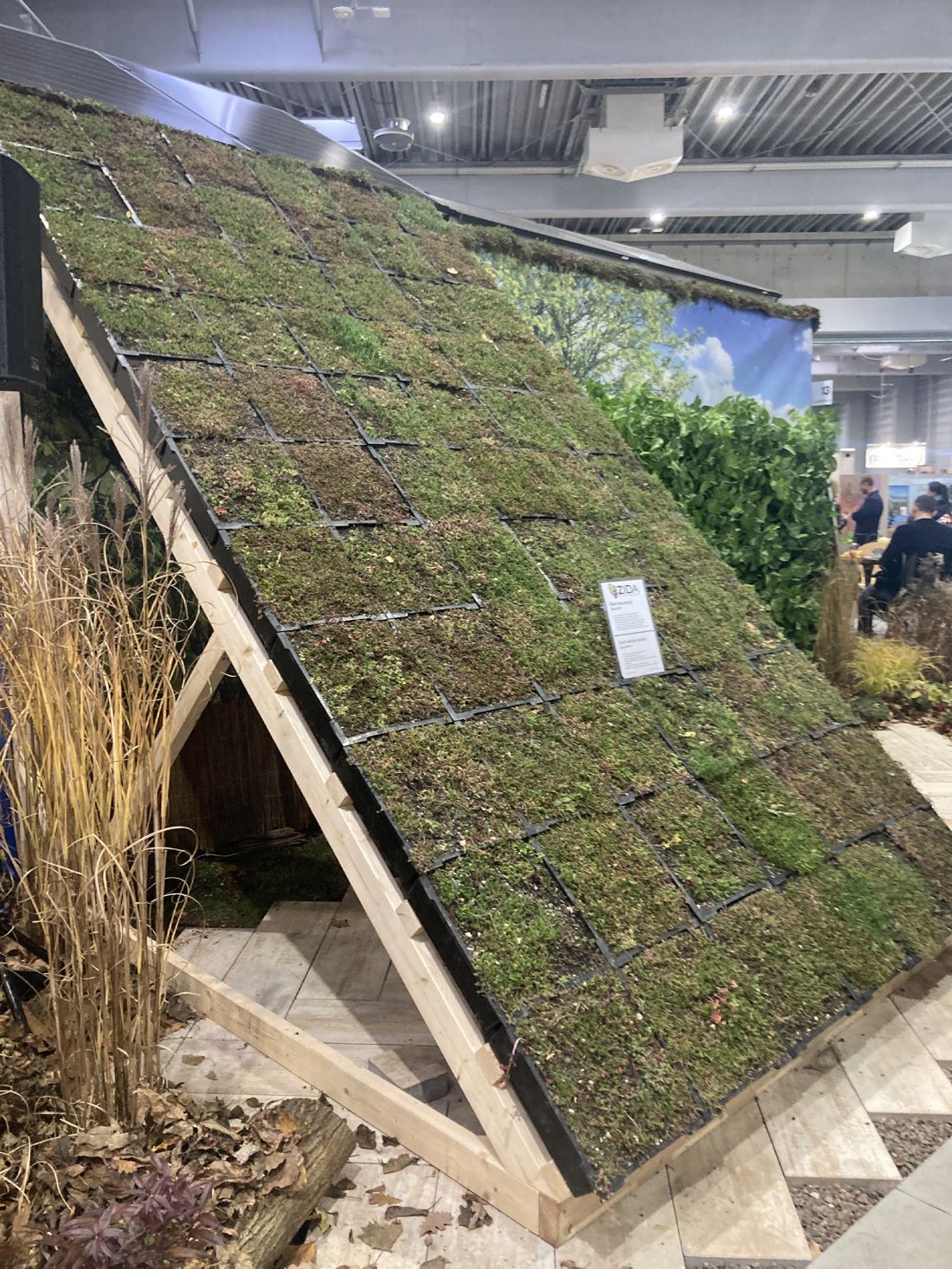 Zida GreenTile – modułowy stromy dach zielony