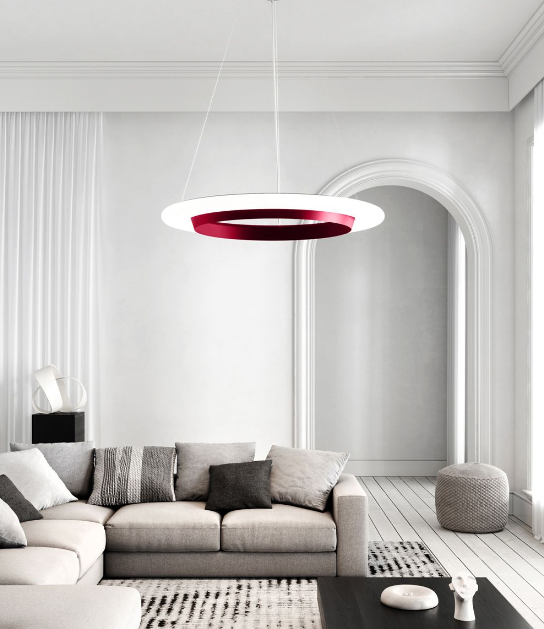 Lampa Sizzano  w kolorze roku 2023 – Viva Magenta