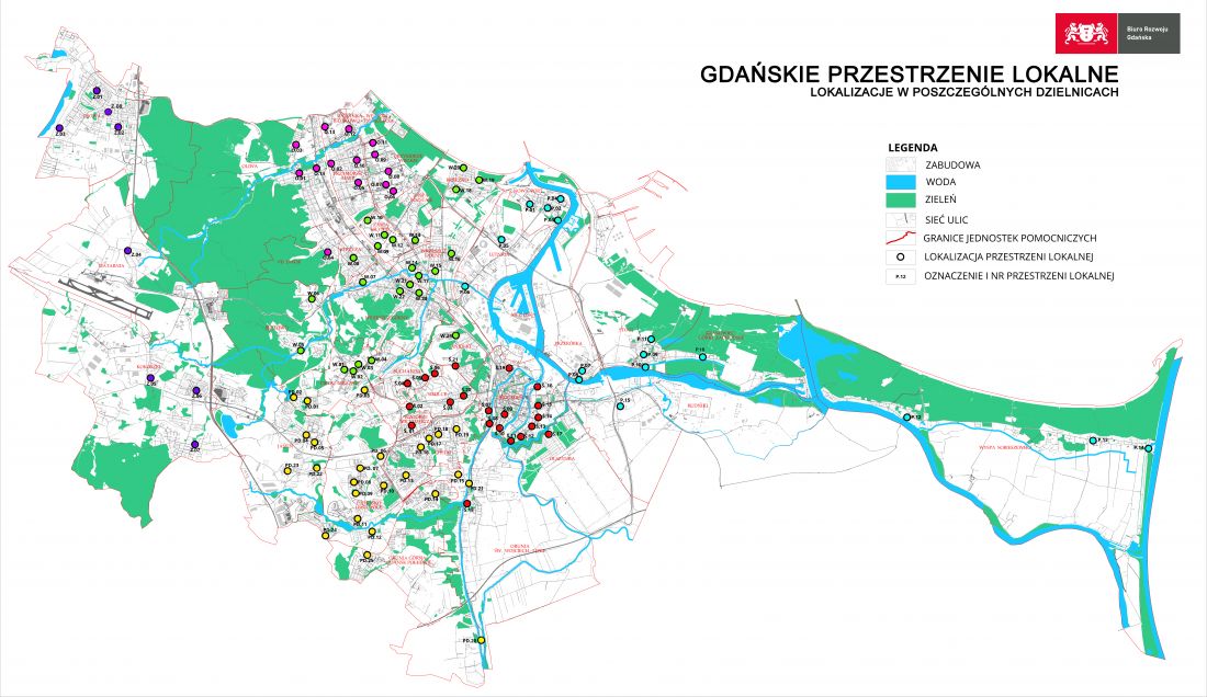 Gdańskie przestrzenie lokalne powstają na terenie całego miasta