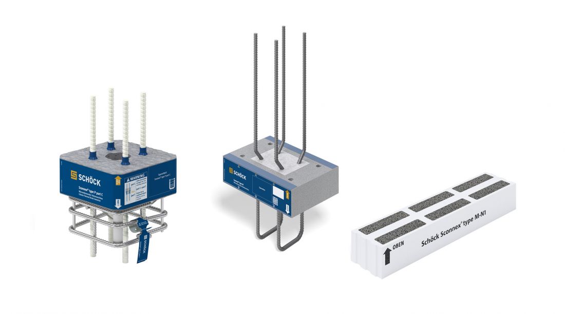 Schöck Sconnex® typu P, W, M