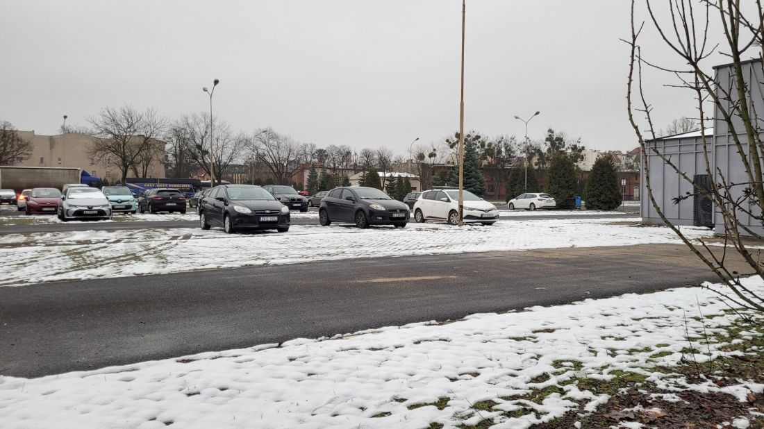 Teren dawnych koszar od strony ul. Grunwaldzkiej, były parking Targów 