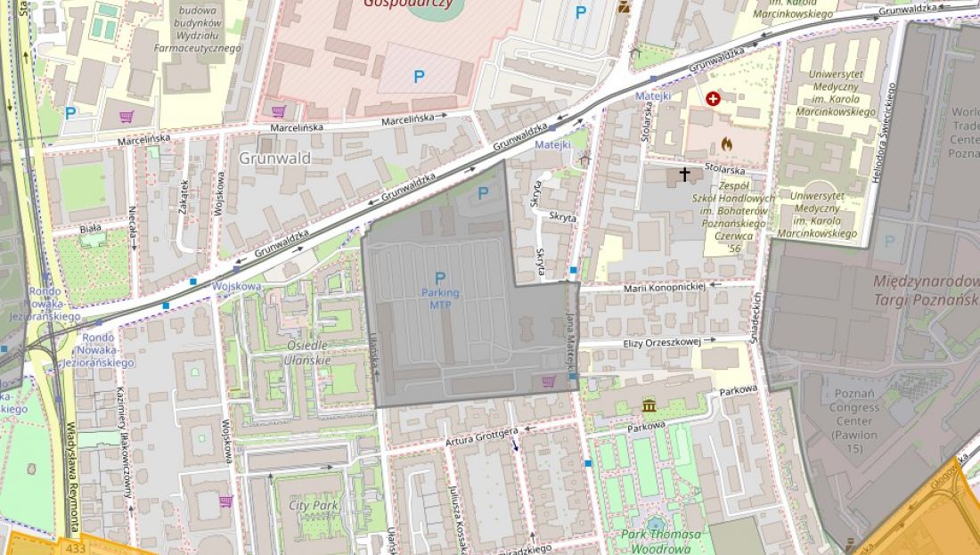 Obszar inwestycji Cavallia pokrywający się z mpzp uchwalonym w 2019 r.