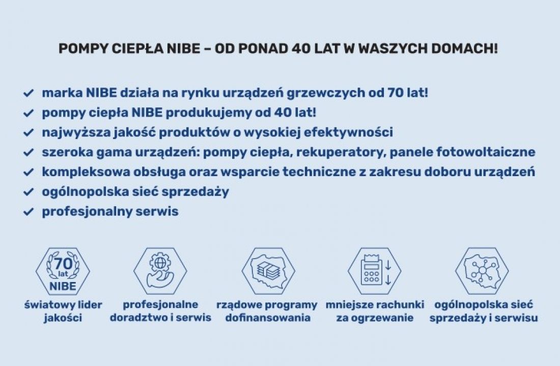 Pompy ciepła NIBE 