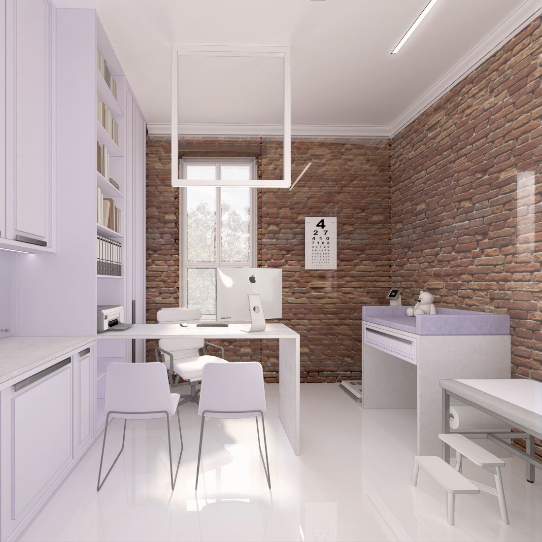 Architektura wnętrz łączy w sobie elementy kontrastujące - historię oraz nowoczesność
