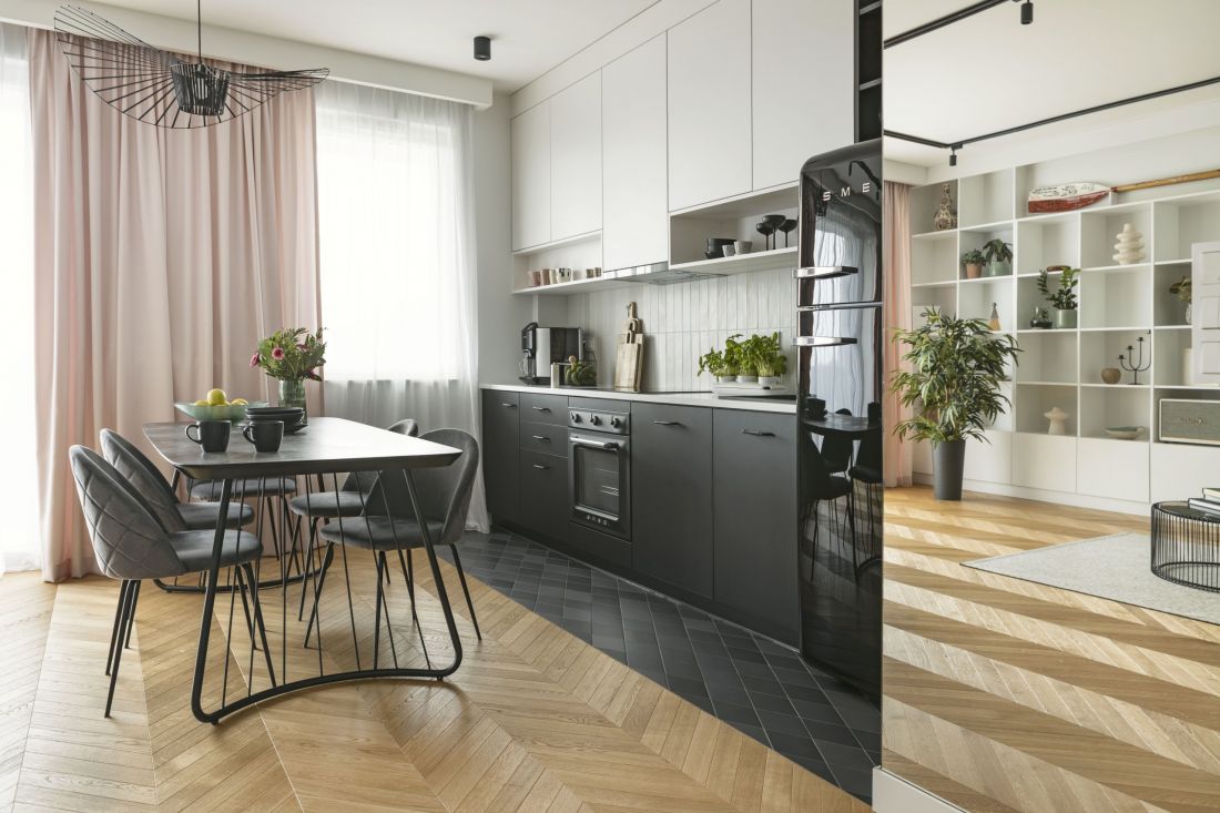 Strefa dzienna ma aż 35m2