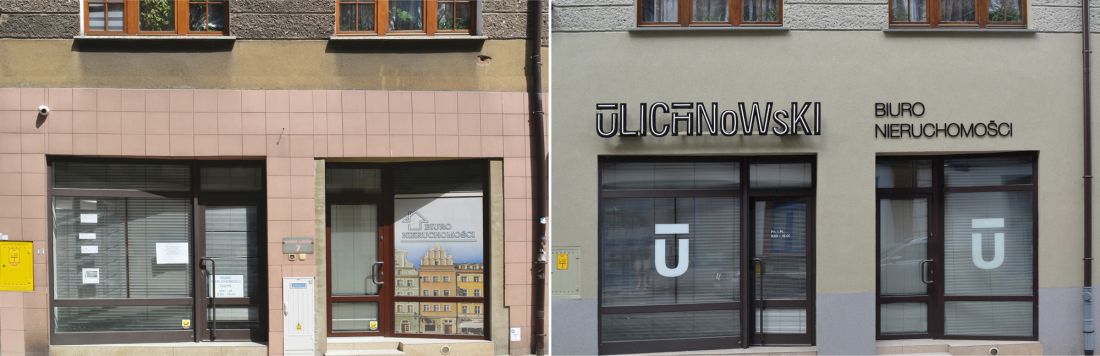 ulica Wiosny Ludów 7 przed i po 
