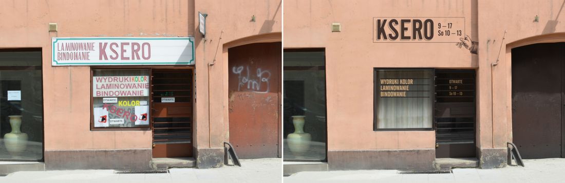 ulica Wiosny Ludów 17 przed i po 