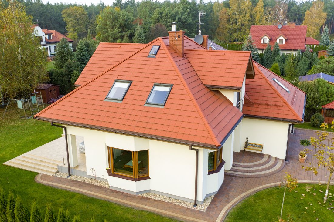 dachówka cementowa KAPSTADT PLANAR czerwona