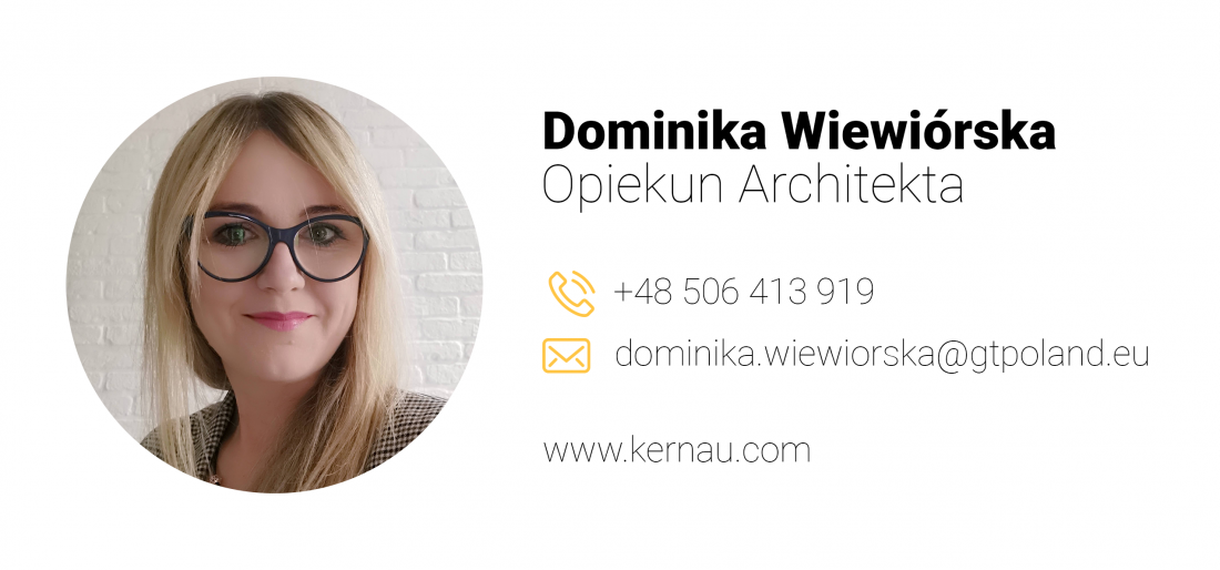 Dominika Wiewiórska jest opiekunką architekta