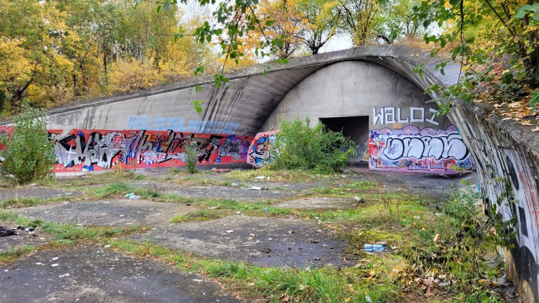 Dawny stadion szyca w Poznaniu, jesień 2022