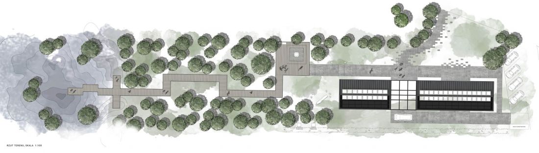 FOLK concept, plan zagospodarowania terenu