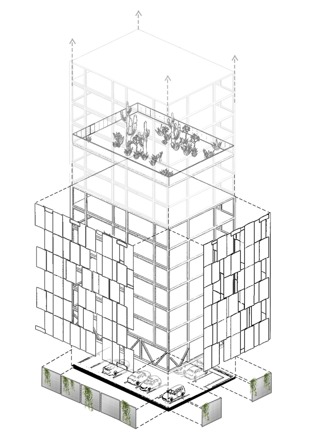 Projekt „Living Turbine”, schemat konstrukcji