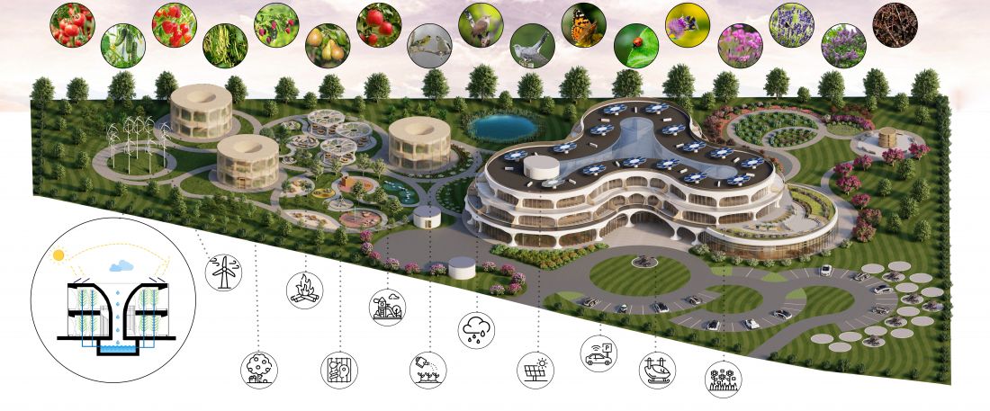 Projekt wprowadza zieleń na teren pokopalniany