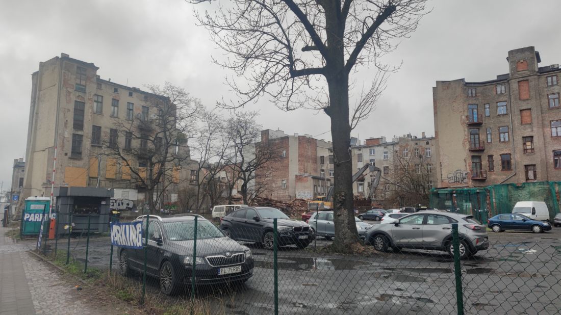 Łódź, aleja Kościuszki i ulica Zachodnia