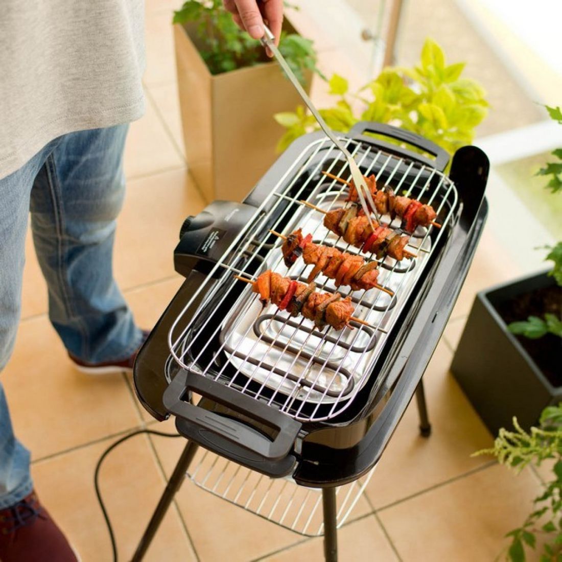Grill elektryczny może być używany przez cały rok