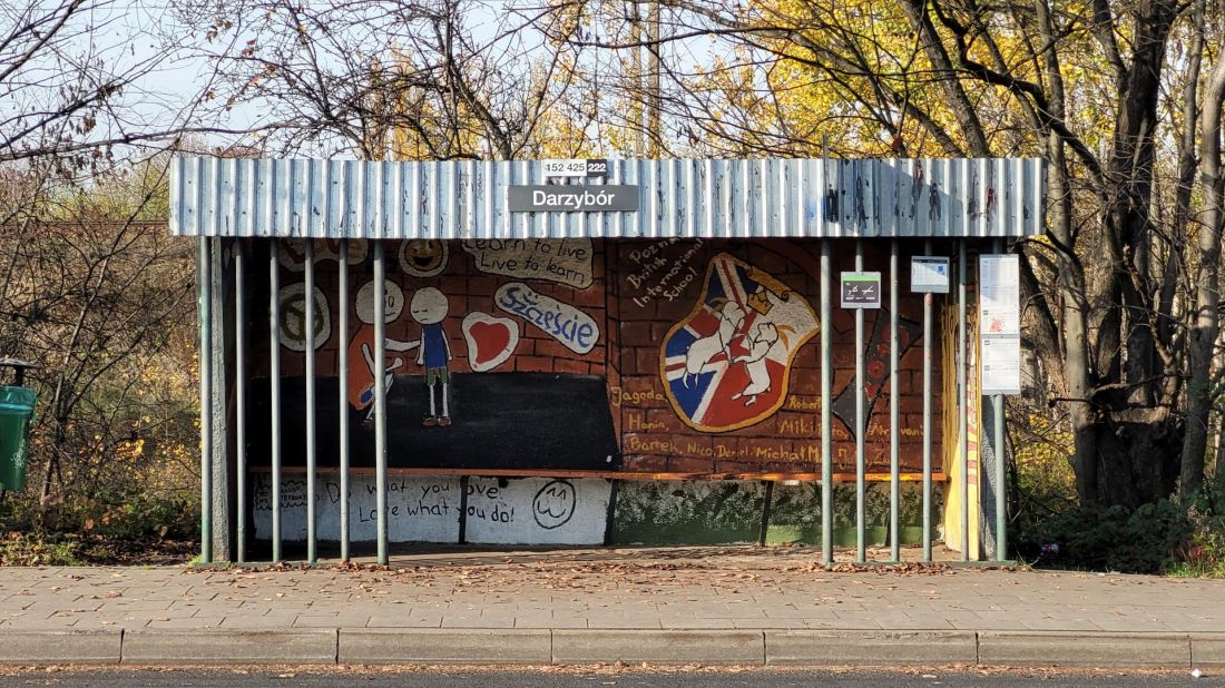 Przystanek autobusowy na Darzyborze