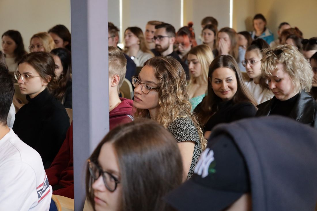 Wykład Macieja Franty na Politechnice Krakowskiej, publiczność