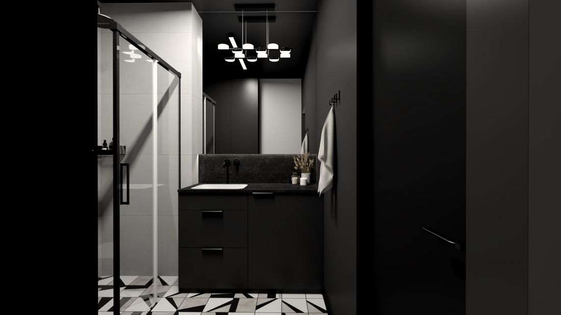 Architekt postawił na duochromatyczne rozwiązanie