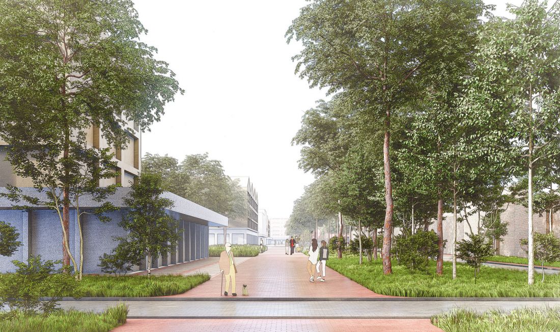 projekt wielofunkcyjnego założenia urbanistycznego w Warszawie