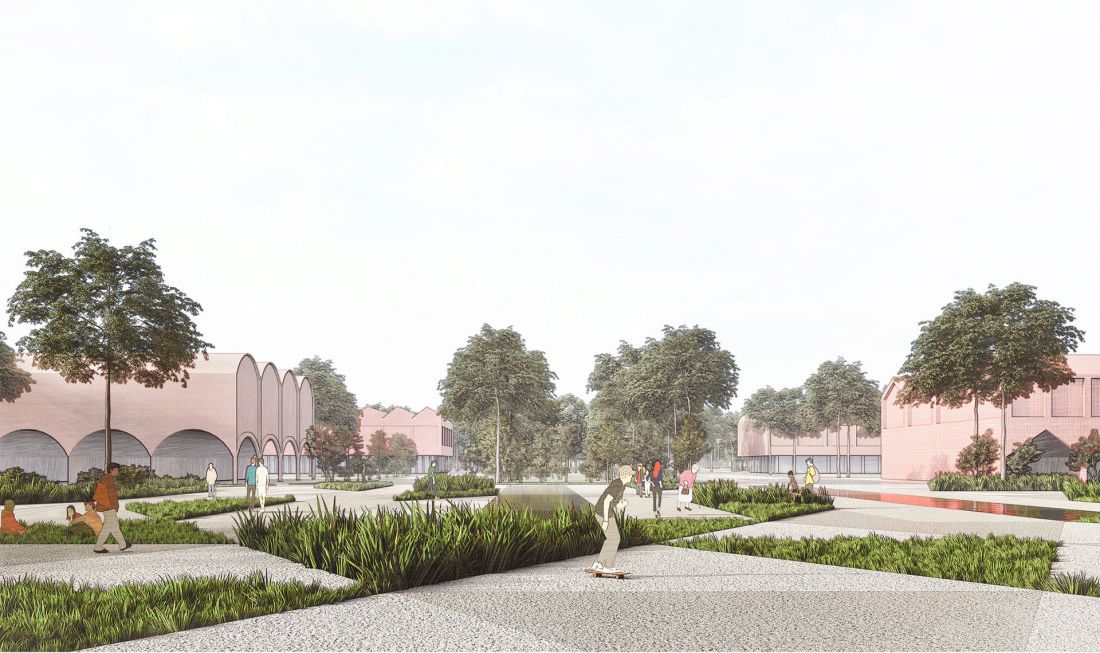 projekt wielofunkcyjnego założenia urbanistycznego w Warszawie