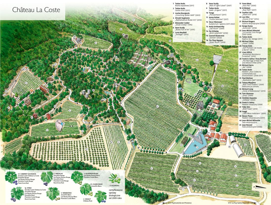 mapa całego założenia (rys.: Alain Glowczak)