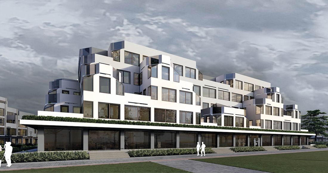 projekt ReCity autorstwa studentów Wydziału Architektury Narodowego Uniwersytetu Lotniczego w Kijowie — budynek mieszkalny