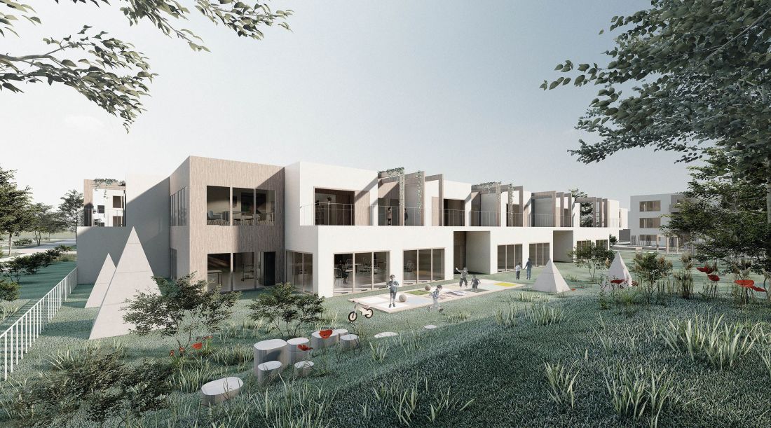 przedszkole Azyl, proj.: Monika Kozioł i Joanna Ubik, studentki Wydziału Architektury Politechniki Warszawskiej