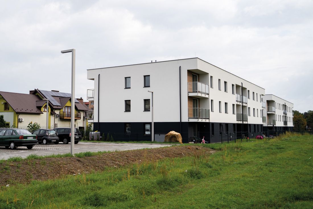 blok przy ulicy Kościelnej