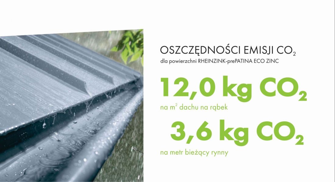 Idealne połączenie estetyki i zrównoważonego rozwoju: dachy, elewacje, obróbki blacharskie i rynny z blachy RHEINZINK-prePATINA