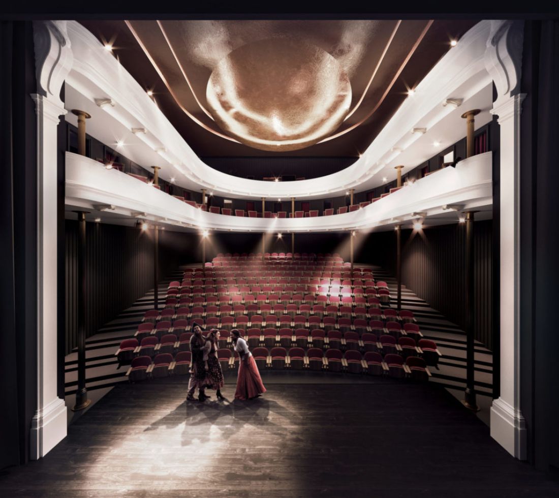 Wizualizacja sali teatralnej