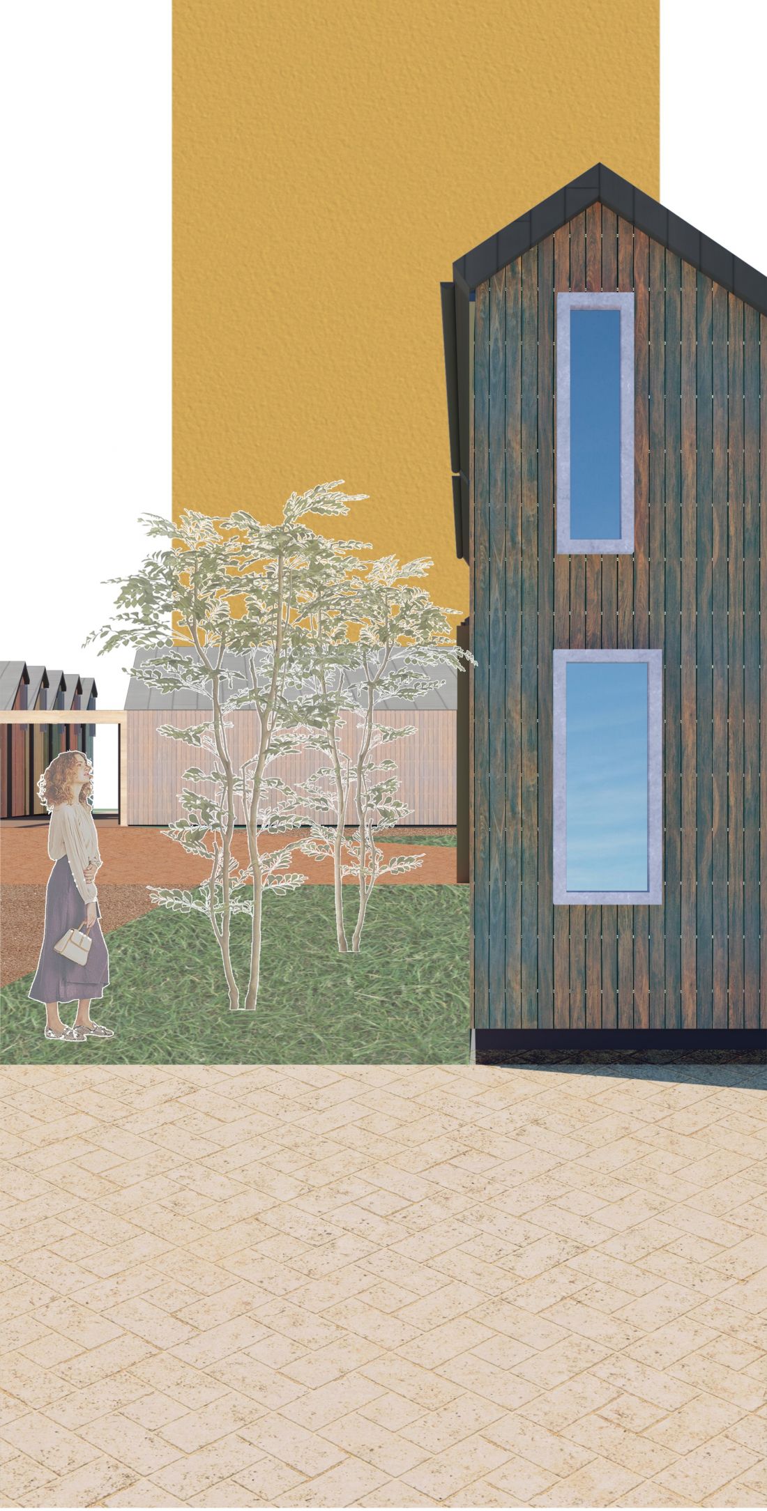 Projekt Centrum Społeczności, jeden z budynków