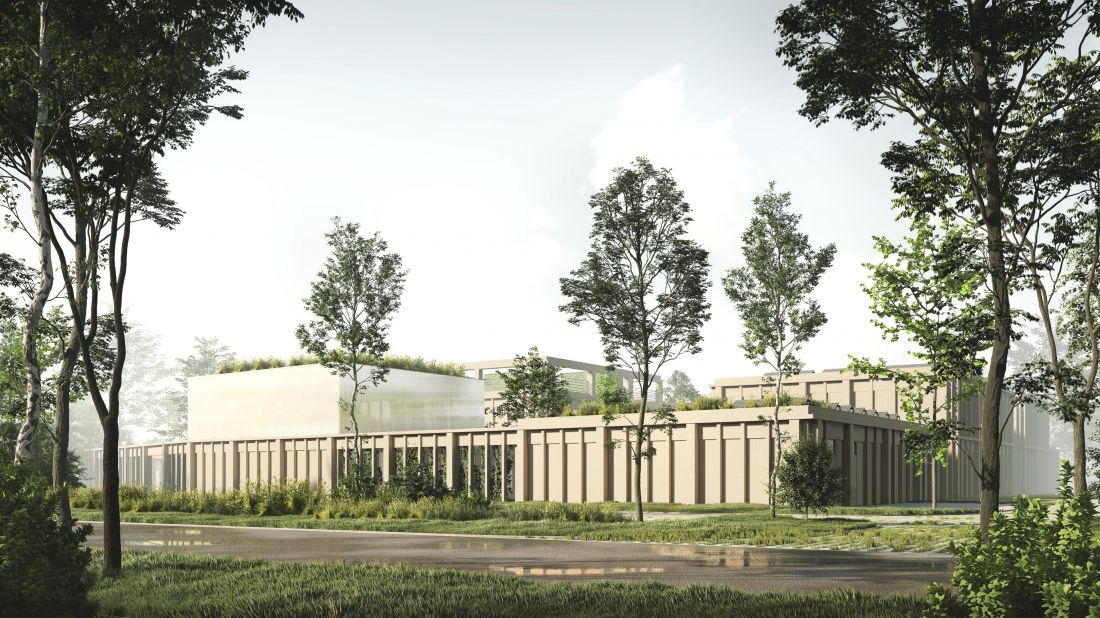 Centrum rehabilitacji w Gdańsku otoczone jest zielenią