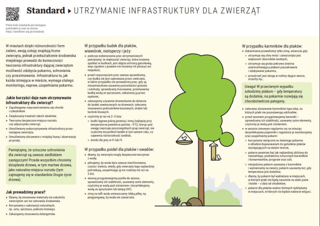 przykład uproszczonej karty standardów