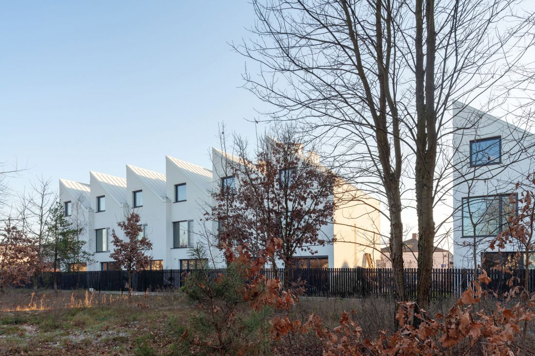 Białe Domy Warszawa | proj.: 77STUDIO architektury