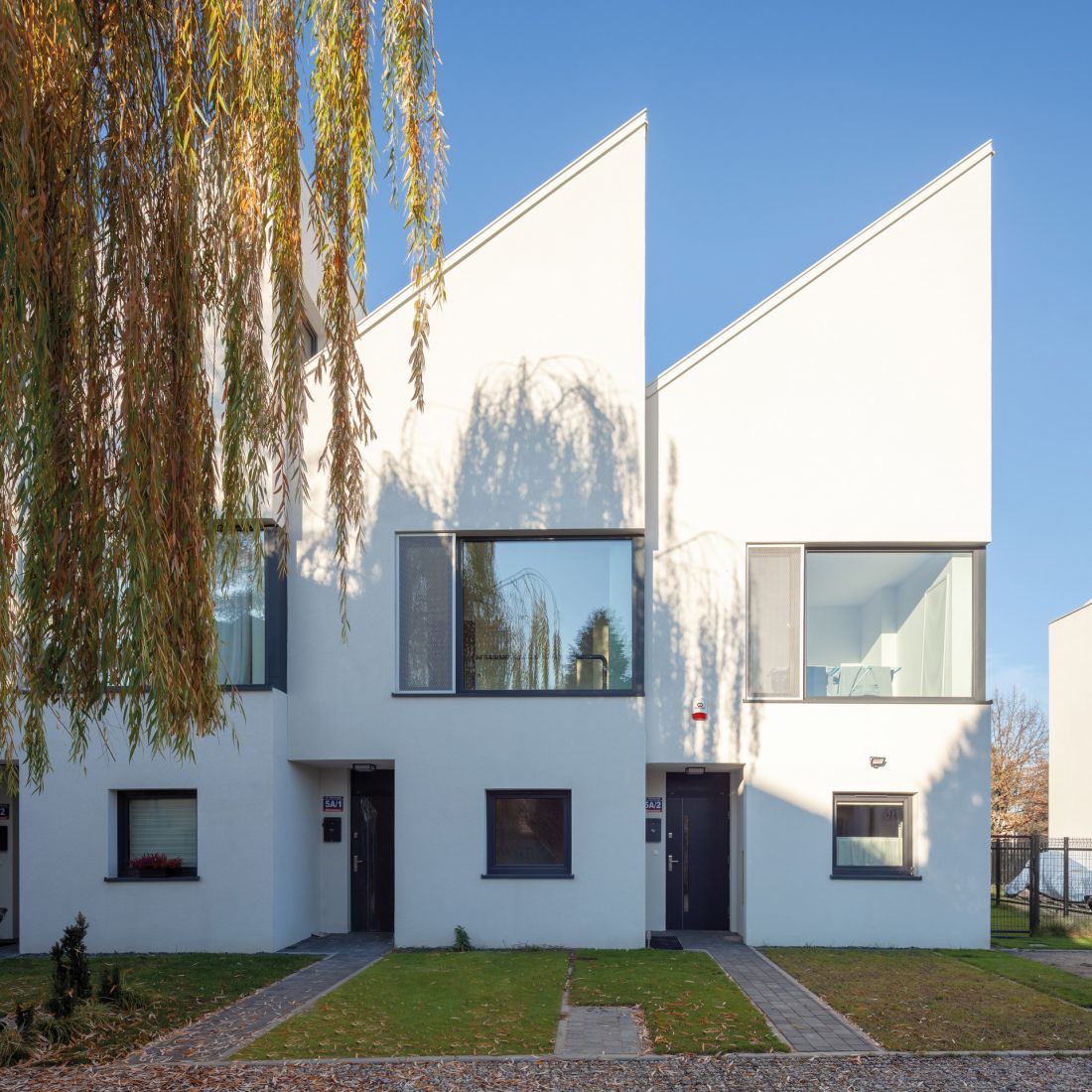 Białe Domy Warszawa | proj.: 77STUDIO architektury