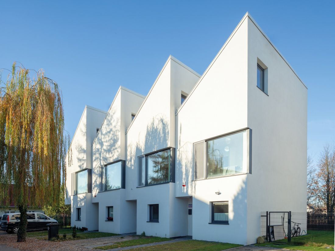 Białe Domy Warszawa | proj.: 77STUDIO architektury