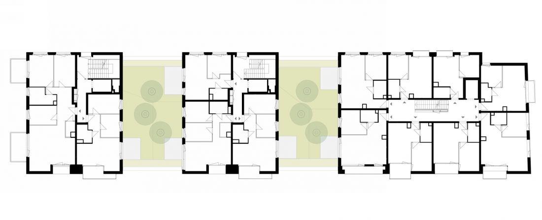 Kompleks mieszkalny, ul. Słowackiego 7, Poznań, proj.: Insomia 