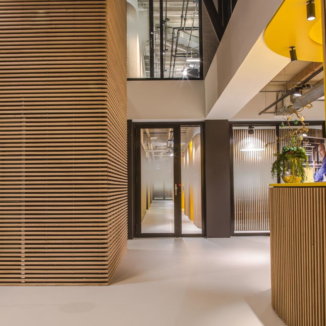 Solid Wood Grid, Biuro Alliantie Insurance, Amersfoort, Niderlandy
