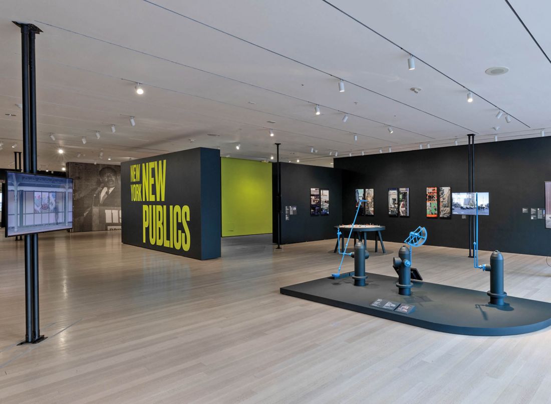 widok ekspozycji „Architecture Now: New York, New Publics”