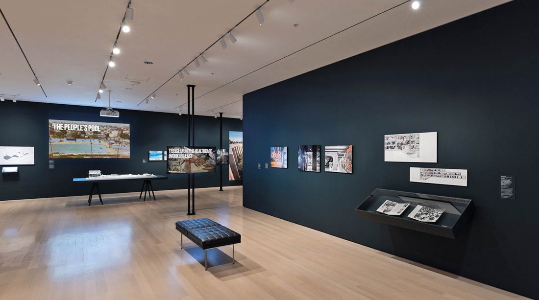 widok ekspozycji „Architecture Now: New York, New Publics”