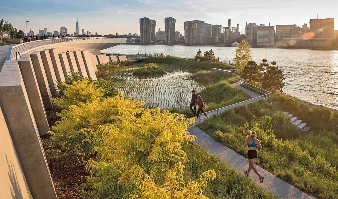 Hunter”s Point South Waterfront Park, proj.: SWA/Balsley, Weiss/Manfredi, ARUP, 2009-2018